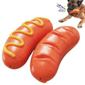 Indestructible Dog Chew Toy for Aggressive Chewers – Squeaky Rubber, Teeth Cleaning