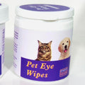 Lingettes oculaires pour animaux de compagnie (200 unités) – Anti-larmes pour chiens et chats | Douces, sans alcool