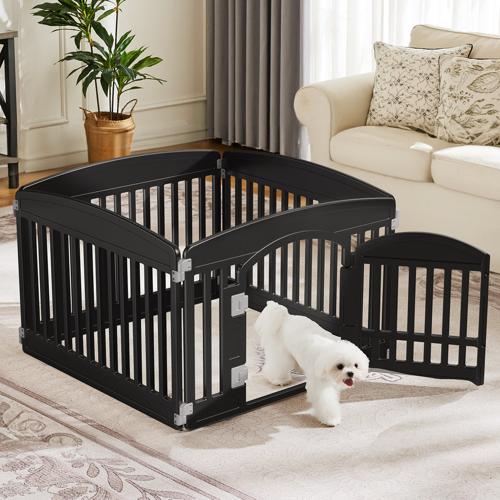 Dog Playpen Fence – Foldable Indoor & Outdoor Pet Gate | 4 or 6 Panel