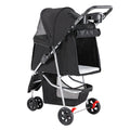 Cochecito para mascotas para gatos y perros – Plegable, todo terreno con cesta de almacenamiento