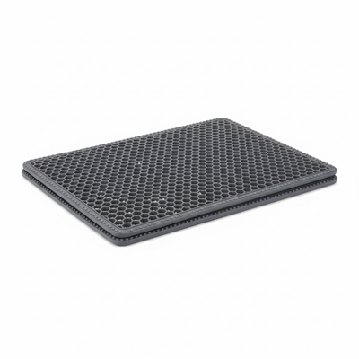 Cat Litter Mat - Double Layer Honeycomb, Waterproof & Easy Clean