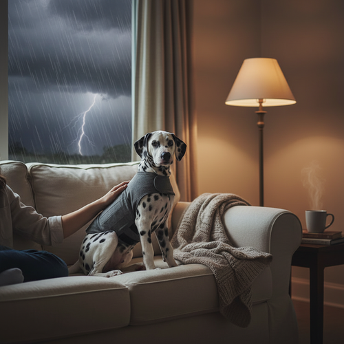 Dog Calming Vest - dog calm during thunderstorm