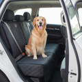 Dog Car Seat Cover - golden retriever in car